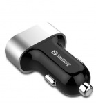 Obrzok produktu Sandberg multi nabjaka do auta, 3x USB, ierna-siv