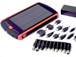 Obrzok produktu PowerNeed Power Bank so solrnym panelom 2.8W, 23 000 mAh, ierno-oranov