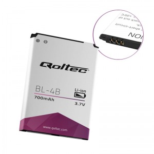 Obrzok Qoltec Batria pre Nokia 2600 2760 7070 BL-4B | 700mAh - 