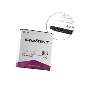 Obrzok Qoltec Batria pre Nokia BP-5M 6220C 8600 | 1300mAh - 