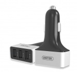 Obrzok produktu Unitek Y-P539C nabjaka do auta 24W,  3x USB 2.4A ,  ierna