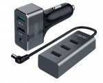 Obrzok produktu Unitek Y-P530A nabjaka do auta 60W,  2+3x USB 2.4A ,  ierna