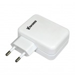 Obrzok produktu VAKOSS Multi-port USB nabjaka  4xUSB,  4A,  AC 100~240V TP-1883UW biela