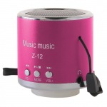 Obrzok produktu GT Z-12 prenosn mini reproduktor, FM rdio, RMS 3W, SD, USB, ruov