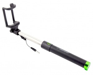 Obrzok Esperanza EMM120KG WIRED SELFIE STICK teleskopick monopod pre fotenie selfie - EMM120KG_-_5901299936962