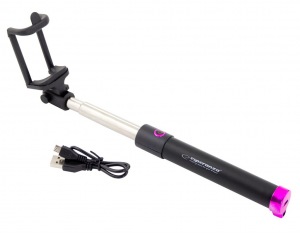 Obrzok Esperanza EMM121KR Bluetooth bezdrtov monopod pre smartphony pre vrobu selfie - EMM121KR_-_5901299936993