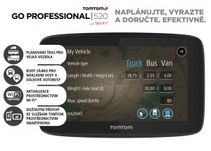 Obrzok TomTom GO Professional 520 EU - 1PN5.002.07