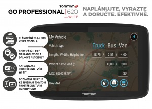 Obrzok TomTom GO Professional 620 EU - 1PN6.002.05