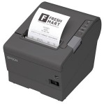 Obrzok produktu EPSON TM-T88V, ierna, USB+serial, so zdrojom