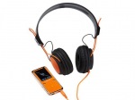 Obrzok produktu Intenso MP4 player 8GB Video Scooter LCD 1, 8   Orange + Headphones