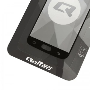 Obrzok Qoltec Premium Tempered Glass Screen Protector for LG K10 | black - 
