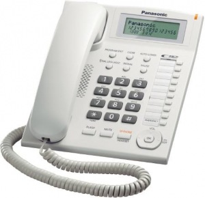 Obrzok Panasonic KX-TS880FXW jednolinkovy telefon   - KX-TS880FXW