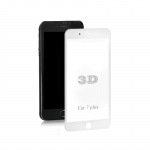 Obrzok produktu Qoltec tvrden ochrann sklo premium pre smartphony iPhone 7 plus | biela | 3D