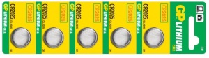 Obrzok Baterie GP CR2025 - 5ks - 1042202515