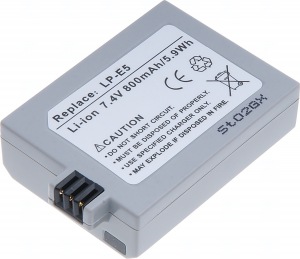 Obrzok tovaru Baterie T6 power Canon LP-E5,  850mAh,  ed - DCCA0012