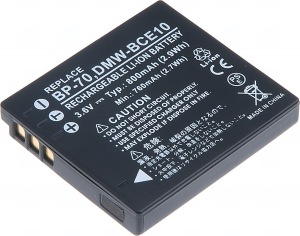 Obrzok tovaru Baterie T6 power Panasonic DMW-BCE10,  CGA-S008,  800mAh,  ern - DCPA0014