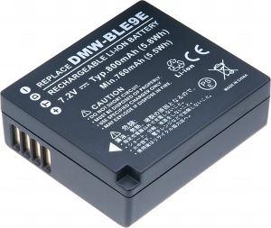 Obrzok tovaru Baterie T6 power Panasonic DMW-BLE9,  DMW-BLG10,  800mAh,  ern - DCPA0024