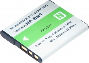 Obrzok tovaru Baterie T6 power Sony NP-BN1,  630mAh,  ed - DCSO0027