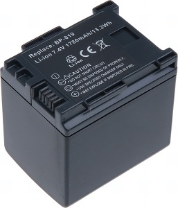 Obrzok tovaru Baterie T6 power Canon BP-819,  1600mAh,  ern - VCCA0033
