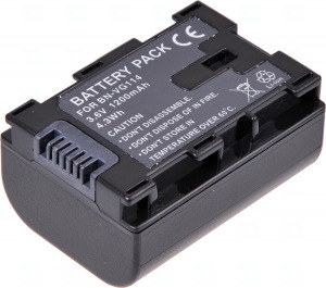 Obrzok tovaru Baterie T6 power JVC BN-VG107,  BN-VG108,  BN-VG114,  1200mAh,  ern - VCJV0050