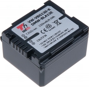 Obrzok tovaru Baterie T6 power Panasonic VW-VBG130,  1320mAh,  ern - VCPA0024