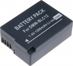 Obrzok produktu Baterie T6 power Panasonic DMW-BLC12E,  1200mAh,  ern