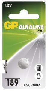 Obrzok Alkalick knoflkov baterie GP LR54 (189) - 1041018911