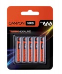 Obrázok produktu Canyon ALKAAA10,  alkalické mikrotužkové batérie AAA,  10ks / balenie - blister