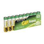 Obrzok produktu GP Super alkalick AAA microtukov batria,  balenie 10 ks. LR03