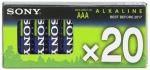 Obrzok produktu SONY Alkalick baterie AM4M20X,  20ks LR2 / AAA,  Stamina Plus