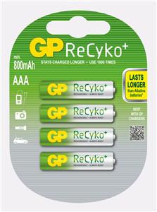 Obrázok Nabíjecí baterie GP AAA Recyko - 1033114063