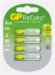Obrázok produktu Nabíjecí baterie GP AAA Recyko+ 4ks