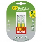 Obrzok produktu GP nabjacia batria RECYKO HR6 2BL + USB nabjaka