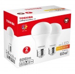Obrzok produktu TOSHIBA A60 duo pack | 8, 5W (60W) 806lm 2700K 80Ra ND E27