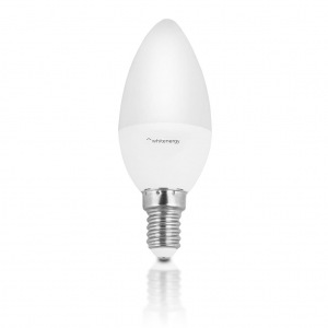 Obrzok Whitenergy LED iarovka |10xSMD2835| C37 | E14 | 5W | 230V | tepl biela| mlieko - 