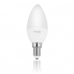 Obrzok produktu Whitenergy LED iarovka |10xSMD2835| C37 | E14 | 5W | 230V | tepl biela| mlieko