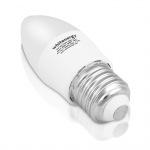 Obrzok produktu Whitenergy LED iarovka | 7xSMD2835| C37 | E27 | 3W | 230V | tepl biela| mlieko