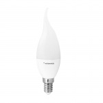 Obrzok produktu Whitenergy LED iarovka | 10xSMD2835|C37L| E14 | 5W | 230V | tepl biela| mlieko