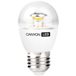 Obrázok produktu Canyon LED COB žiarovka,  E27,  kompakt guľatá priehľadn,  3.3W,  250 lm,  teplá biela 270