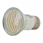 Obrzok produktu WE LED rovka 60xSMD 3W E27 tepl bl - refl