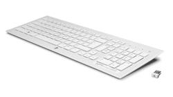 Obrzok HP Wireless K5510 Keyboard - Biela CZ - H4J89AA#AKB