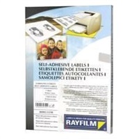 Obrázok RAYFILM Fólia 210x297biela lesklá polyest. samolepiaca laser 100ks  - R0504.1123A