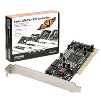 Obrzok AXAGO,   PCIS-50,  PCI karta,  4x SATA I,  radi,  RAID - PCIS-50
