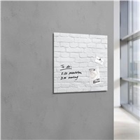 Obrzok Magnetic Glass Board artverum 48x48 cm Design White - Klinker - 46000GL164