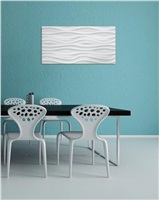 Obrzok Magnetic Glass Board artverum 91x46 cm Design White-Wave - 46000GL260