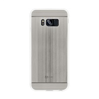 Obrzok 4-OK TPU METAL CASE FOR SAMSUNG GALAXY S8 COLOR SILVER - MTGS8S