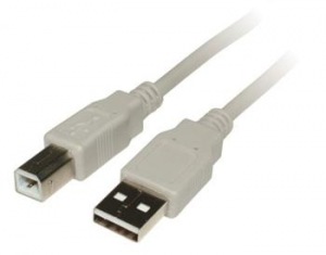 Obrzok USB2.0 A-B kbel M  - 8592220001728