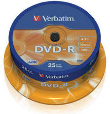 Obrzok Verbatim DVD-R 25 pack 16x  - 