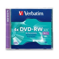 Obrzok Verbatim DVD-RW 4x  - 43285