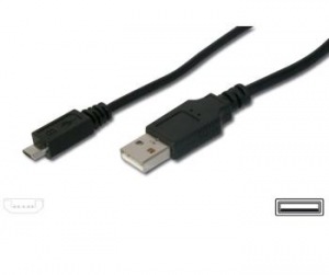 Obrzok USB2.0A-microUSB kbel M  - ku2m5f
